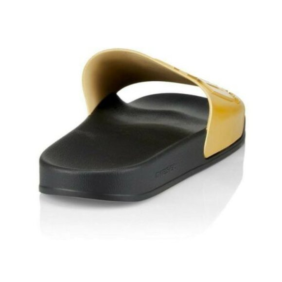 New Diesel Mayemi Logo Slide Sandals Made in Italy Size 9 main image 5